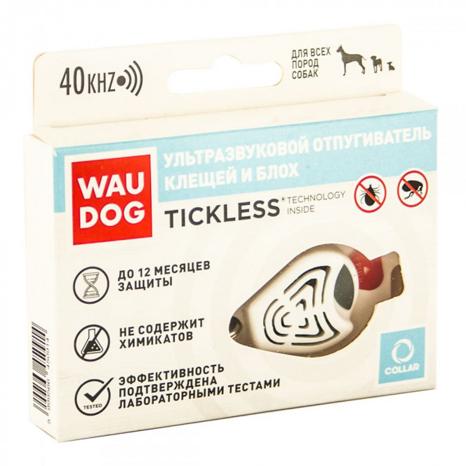 Collar WauDog Tickless Ultrasonic Flea and Tick Repeller