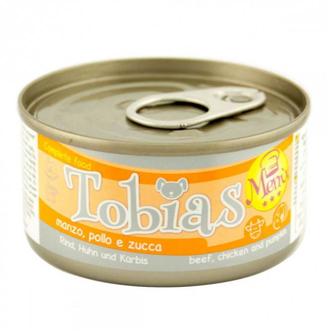 Tobias Menu beef, chicken & pumpkin Canned food for dogs Menu with beef, chicken and pumpkin