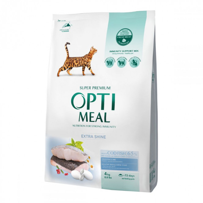 Optimeal Cat Adult Cod Fish Сухой корм для кошек с треской