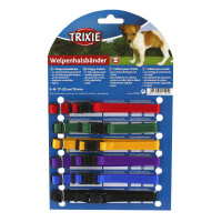 Trixie Colored Nylon Puppy Collar Set (pack of 6)