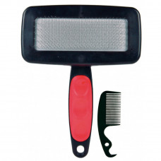 Undercoat brush + Trixie comb 23463