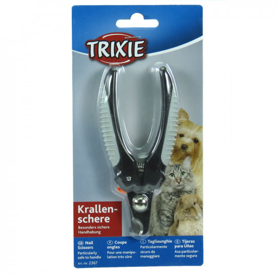 Trixie 2367 DeLuxe Cat and dog nail clipper with restraint