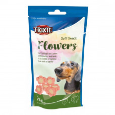 Trixie Soft Snack Flowers Light Dog Treat with Lamb and Poultry