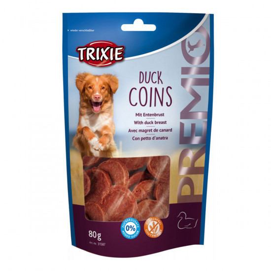 Trixie 31587 Premio Duck Coins with Duck Dog Treats