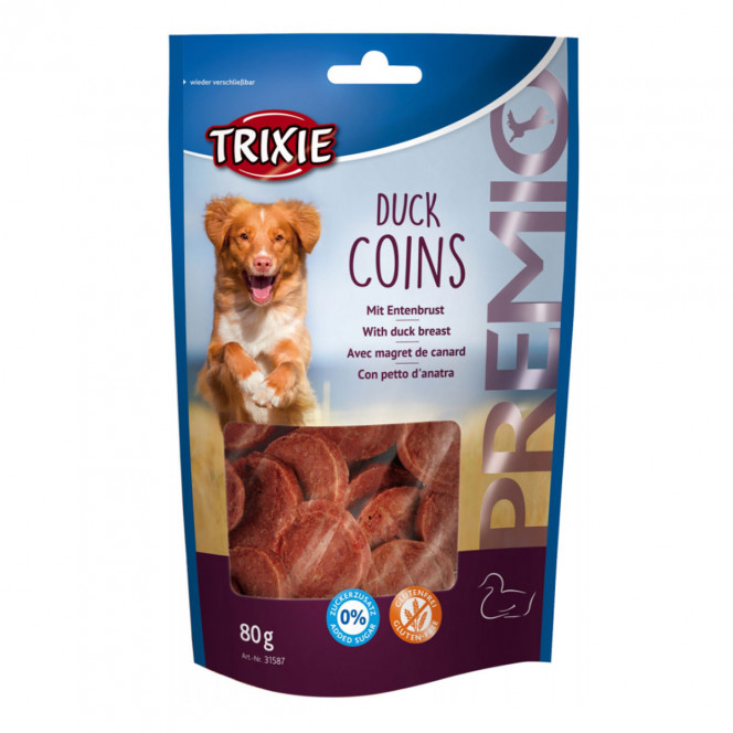 Trixie 31587 Premio Duck Coins with Duck Dog Treats