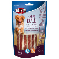 Лакомства для собак Trixie 31705 Premio Crispy Duck с мясом утки и из сыромятой кожи