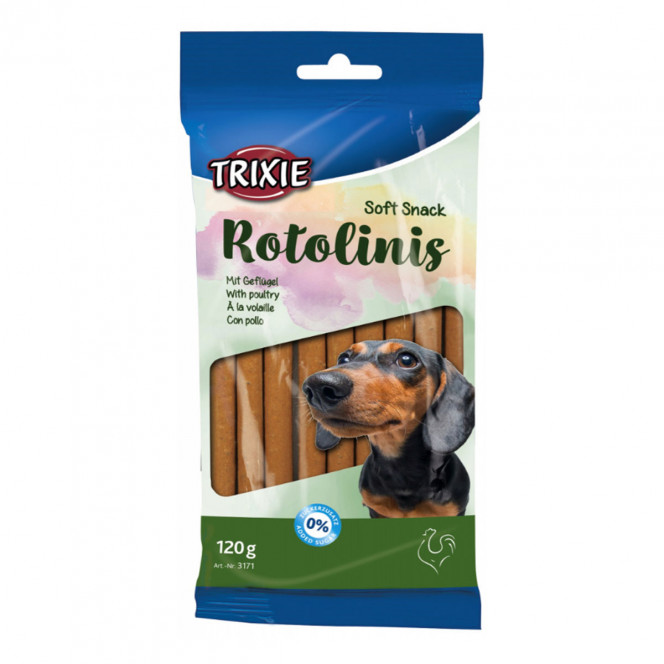 Trixie Soft Snack Rotolinis Dog Treats Chicken Sticks