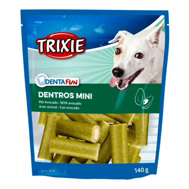 Trixie Denta Fun Dentros Mini Dog Treats with Avocado