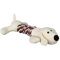 Trixie 35894 Plush and jute dog toy Dog / Hippo