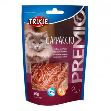 Trixie 42707 Premio Carpaccio Treats for cats with duck and fish