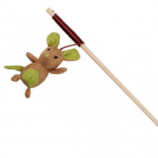 Cat toy (fishing rod) Trixie 45751 with jute mouse