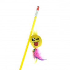 Cat toy (fishing rod) Trixie 45797 Emoticon with feathers