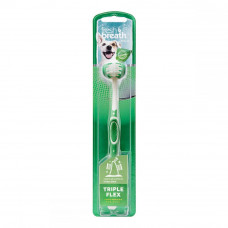 TropiClean Triple Flex Toothbrush for Dogs of All Breeds