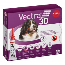 Vectra 3D (Вектра 3D) Капли на холку для собак весом от 40 до 65 кг (8,0 мл)