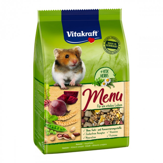 Vitakraft Menu + Vital Herbs Hamster Basic Hamster Food