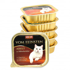 Animonda Vom Feinsten Adult mit Hühnchenleber Canned Food for Cats with Chicken Liver