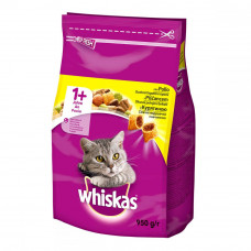 Whiskas Adult Chicken Dry Cat Food with Chicken